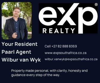 Advertisement for Wilbur Van wyk