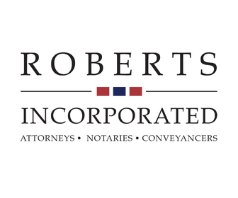 Advertisement for Roberts Incorporated Horizontal