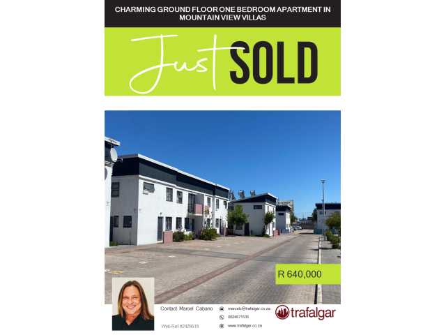 <!--[if BLOCK]><![endif]--> ground floor Mountain View Villas Royal Road, Maitland, Cape Town <!--[if ENDBLOCK]><![endif]-->