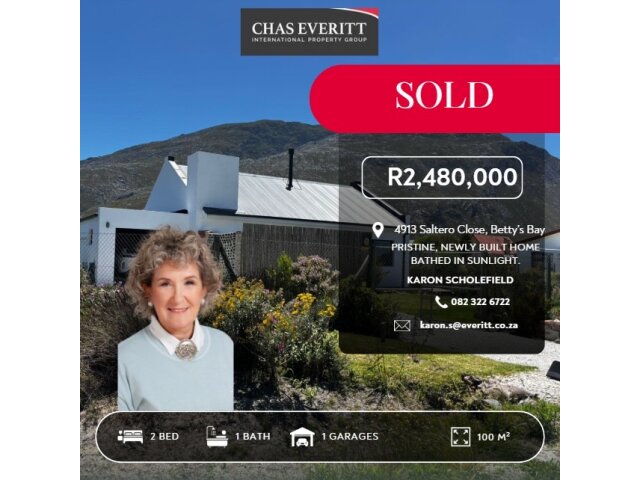 <!--[if BLOCK]><![endif]--> 2  Saltero, Betty's Bay, Betty's Bay <!--[if ENDBLOCK]><![endif]-->