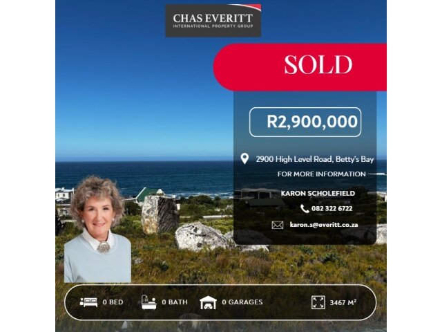 <!--[if BLOCK]><![endif]--> 85   High Level, Betty's Bay, Betty's Bay <!--[if ENDBLOCK]><![endif]-->