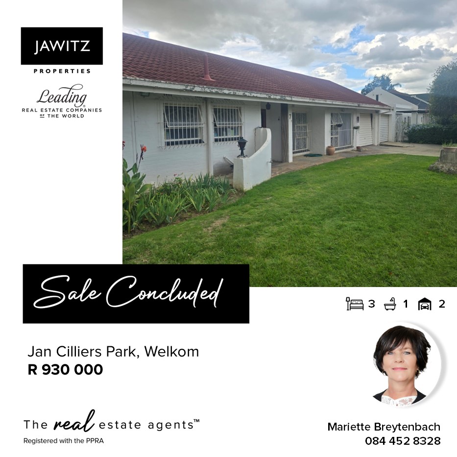  7  Leipoldt Str, Jan Cilliers Park, Welkom 